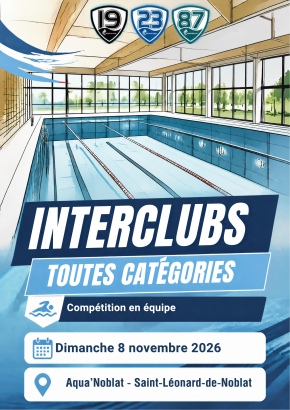 Interclubs Toutes Catégories 19/23/87 - 25 m 