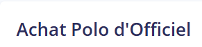 Achat polo